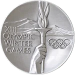 Серебряная медаль Лейк-Плэсид 1980