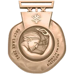 Бронзовая медаль Солт-Лейк-Сити 2002
