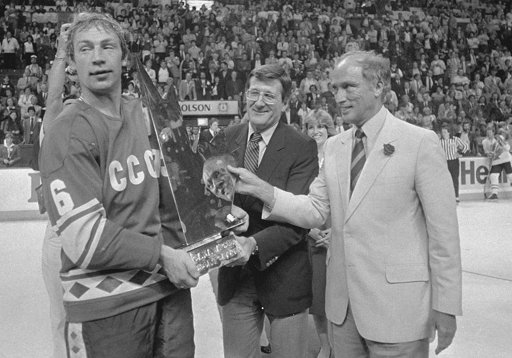 Вручение кубка Канады 1981