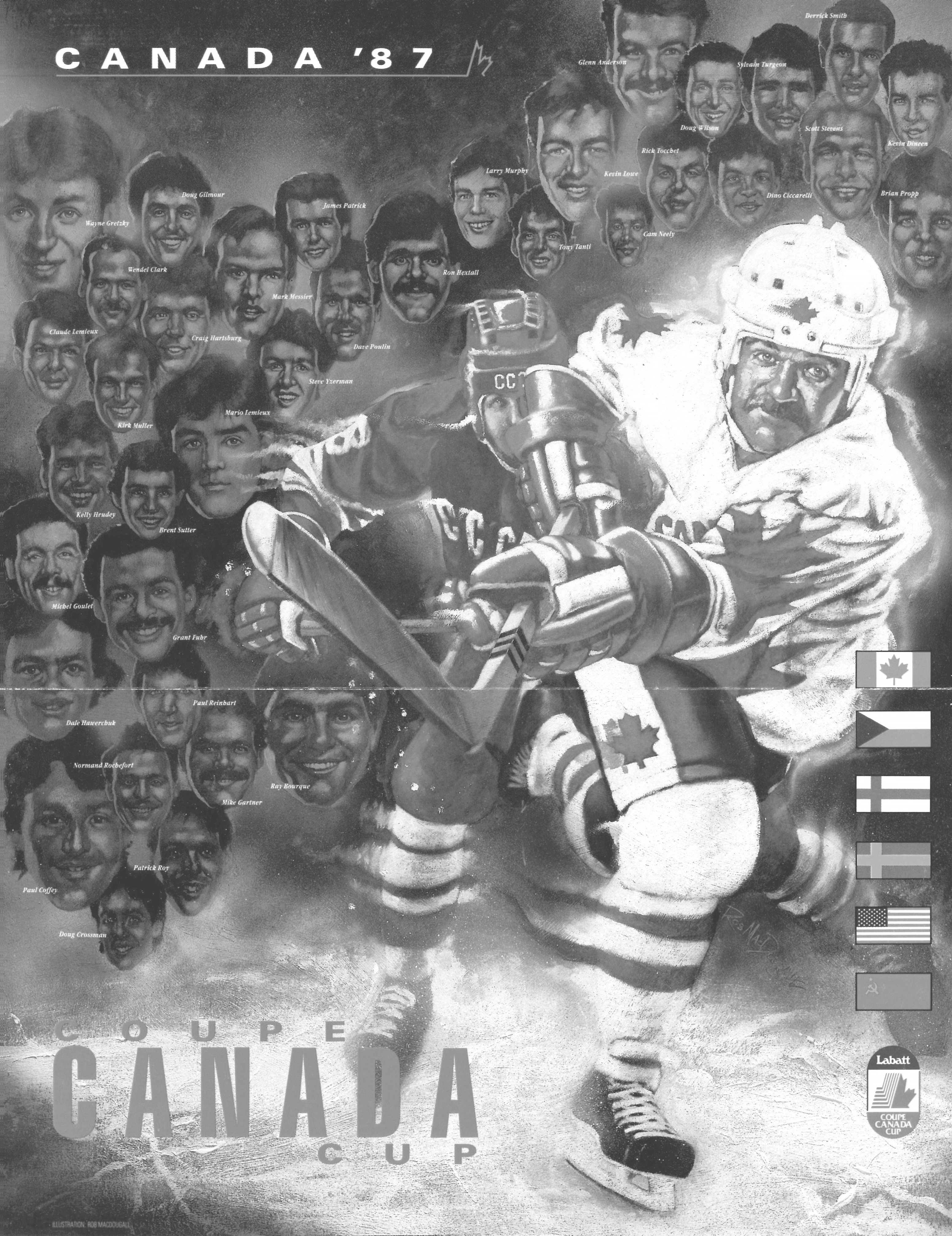 Плакат Кубка Канады 1987