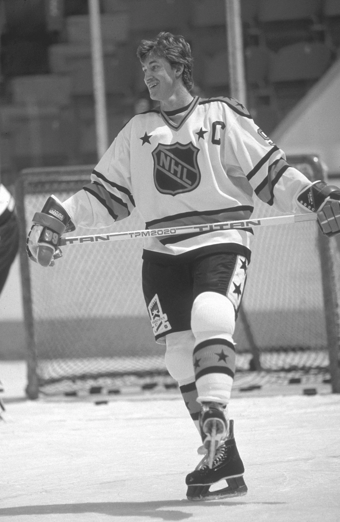 Капитан сборной НХЛ Уэйн Гретцки