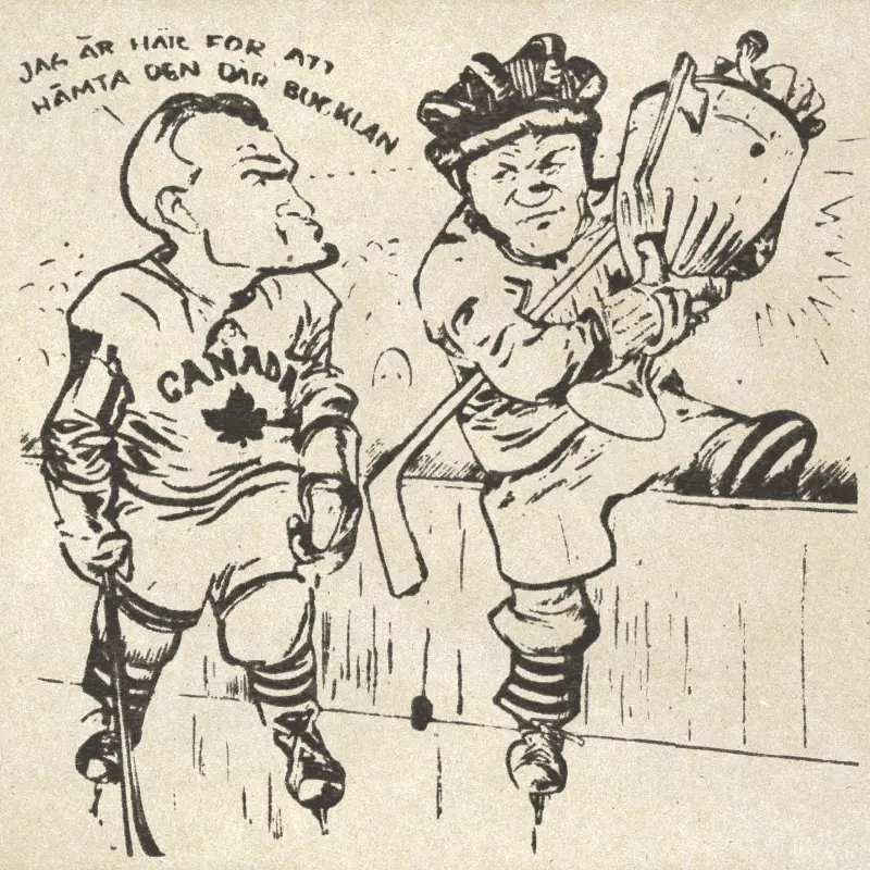 Карикатура чм 1954